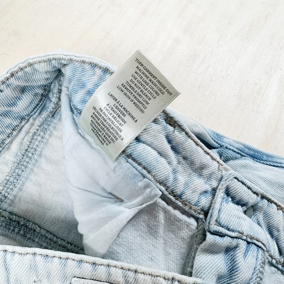 Blank NYC Womens Wide Leg Cargo Jeans Size 29 Light Wash High Rise Baggy Skater‎ - Picture 10 of 12